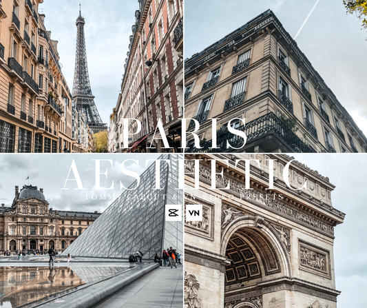 Paris Aesthetic CapCut & VN-Video Editor LUTs