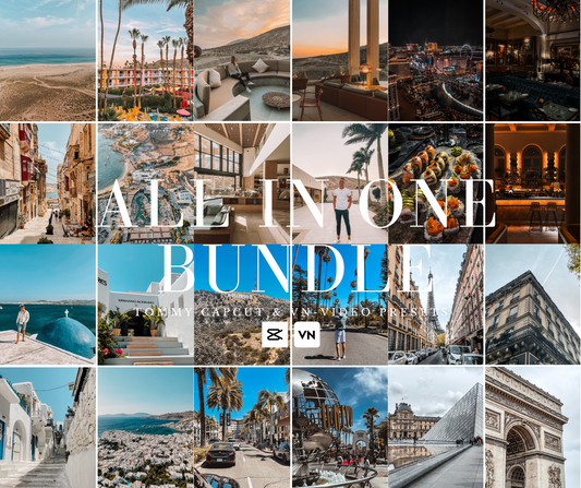 All In One Bundle CapCut & VN-Video Editor LUTs