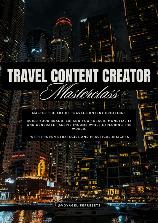 Travel Content Creator Masterclass