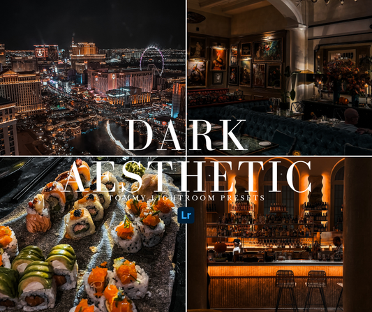 Dark Aesthetic Lightroom Presets