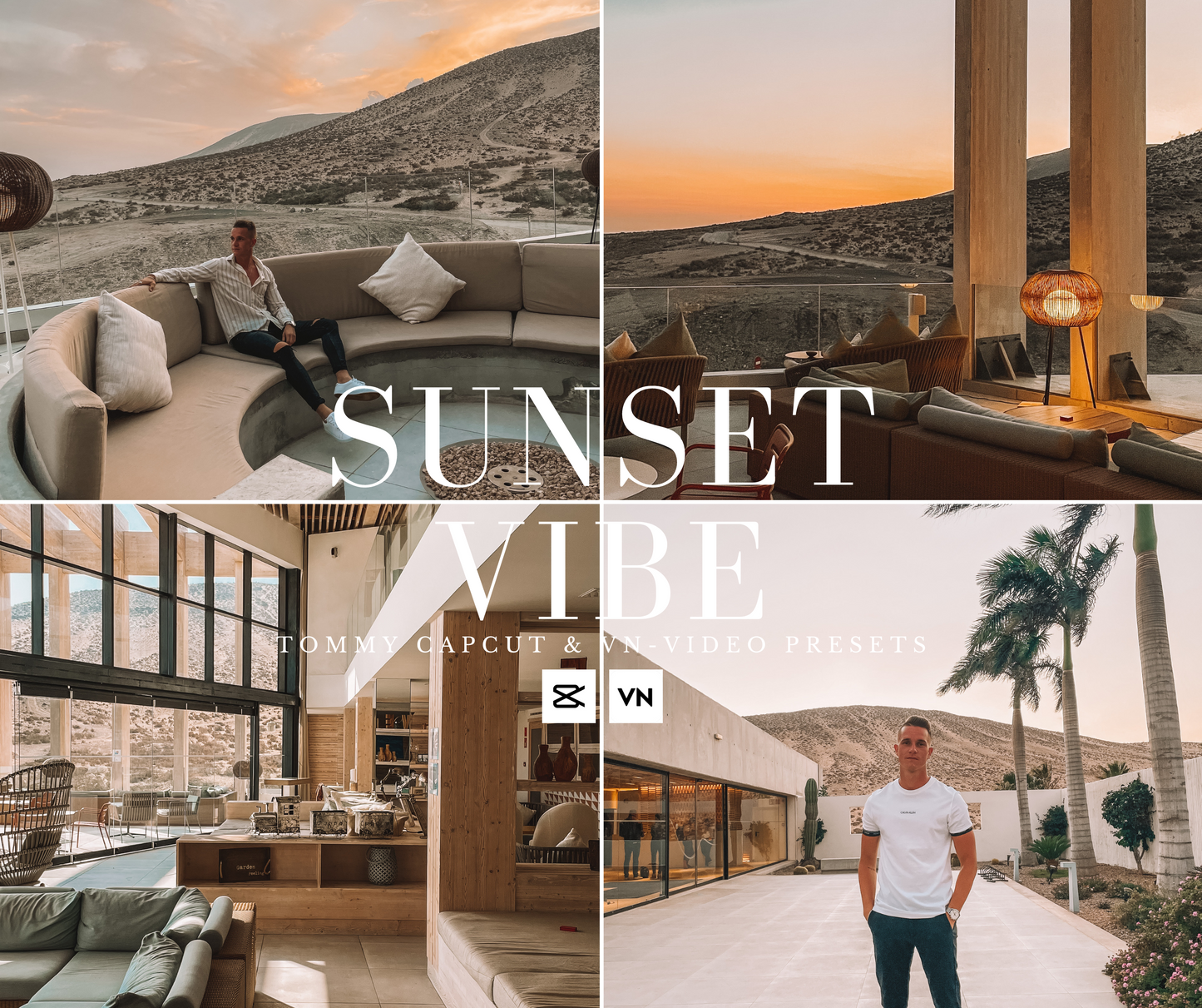 Sunset Vibe CapCut & VN-Video Editor LUTs