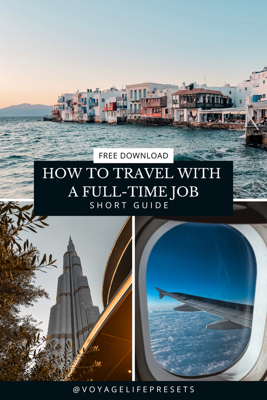 Short Guide: "How to travel with a full-time job"